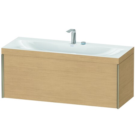 Duravit Xviu C-Bonded Set Wall-Mounted Natural Oak Matt 47 1/4 X18 7/8 X19 3/4 - XV4612EB130C